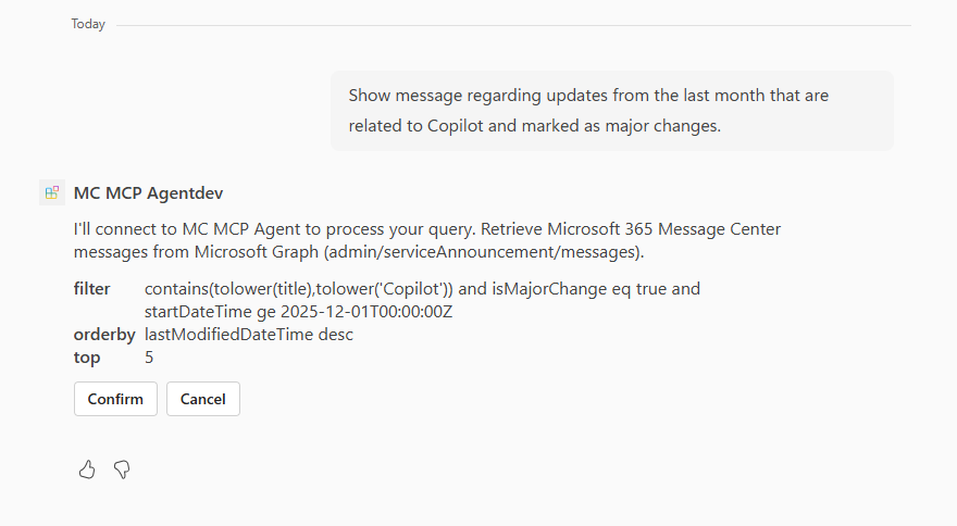 Developer Mode Odata Query
